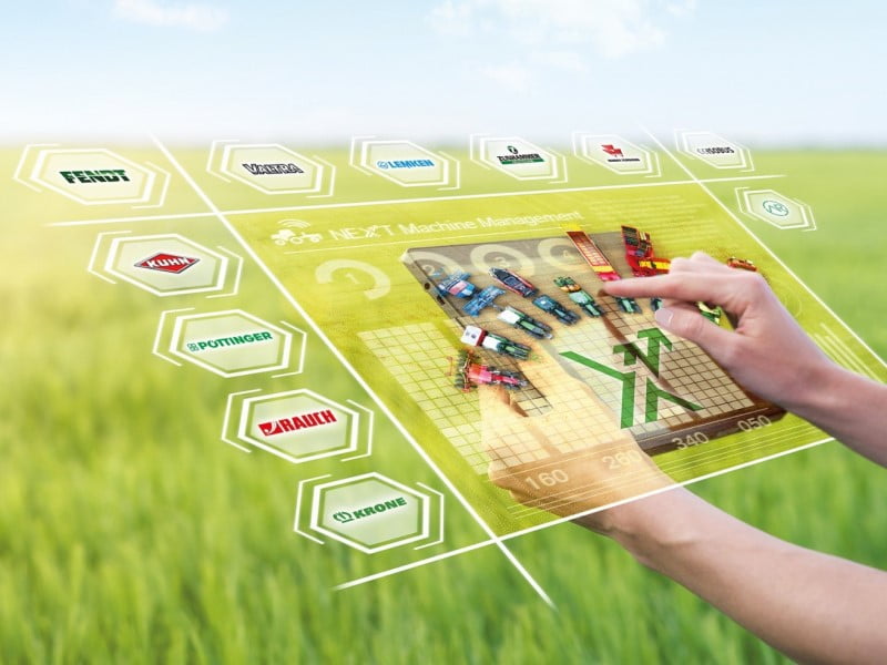 Grafik von Machine Management mit unseren Partnern.